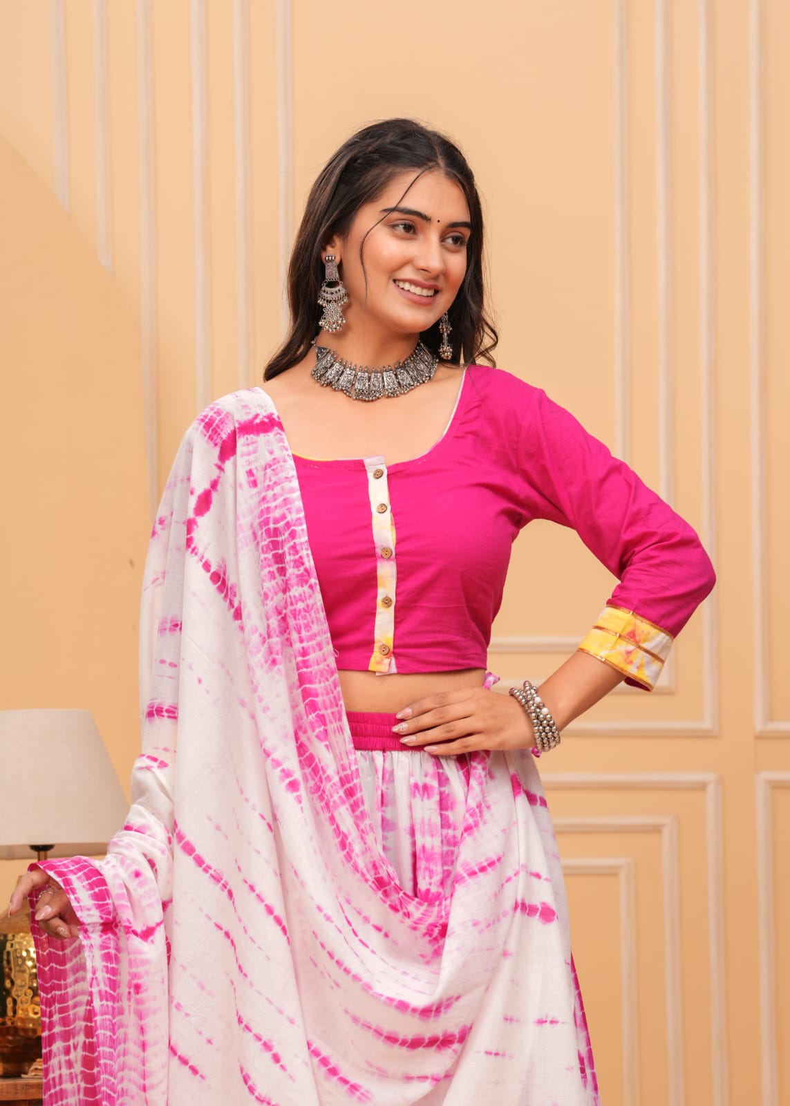 Top & Skirt With Dupatta 1600